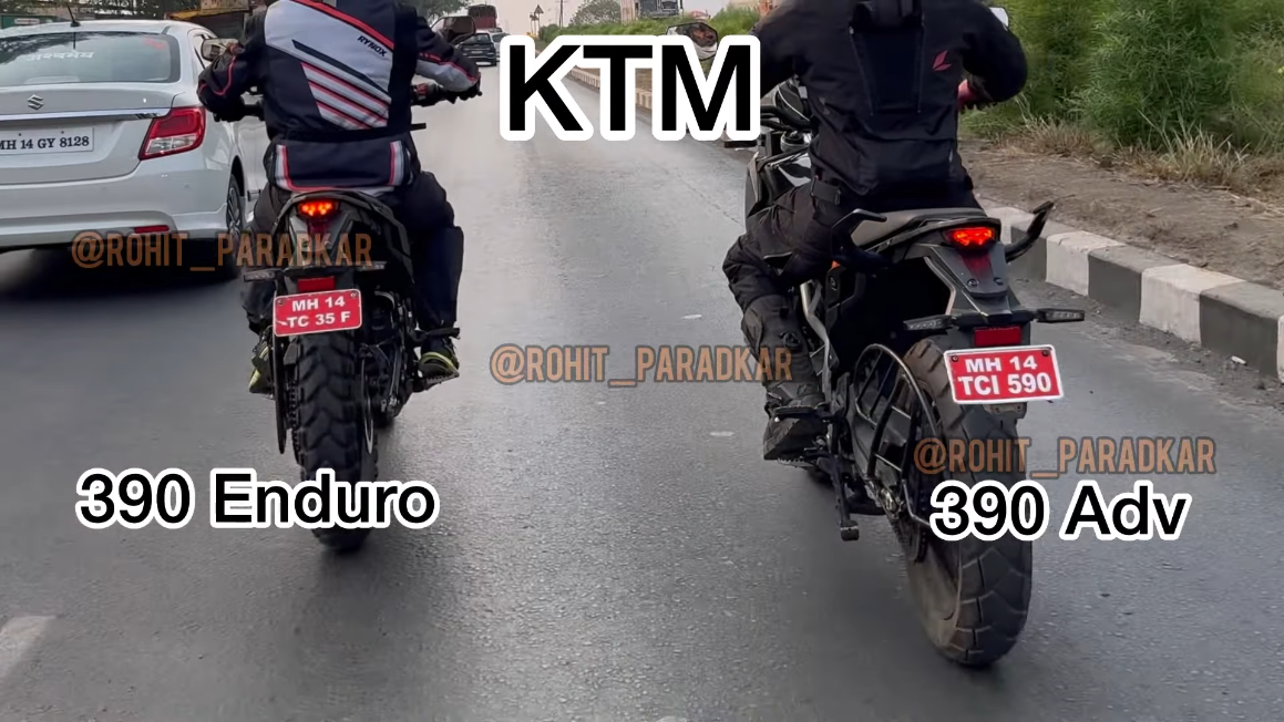 KTM 390 Adventure測試車在海外被捕捉到兩種不同版本